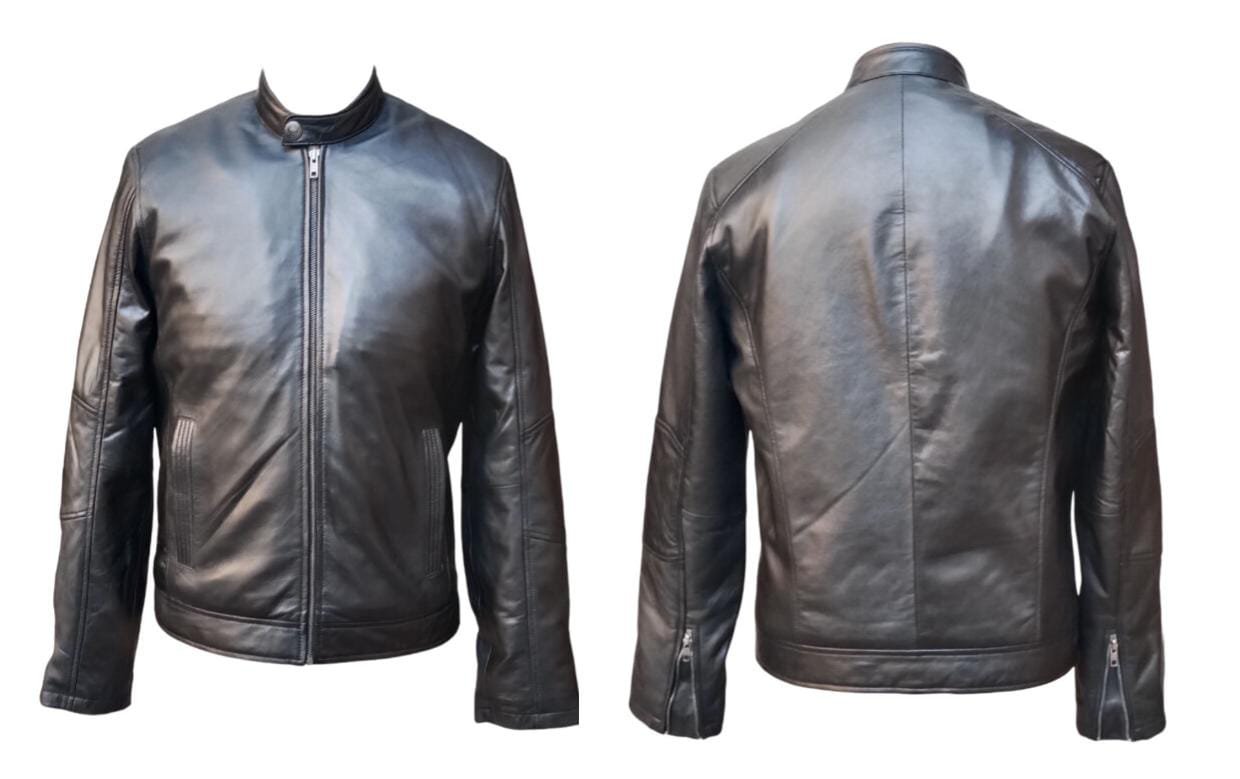 Men's Classic Brown Leather Jacket
