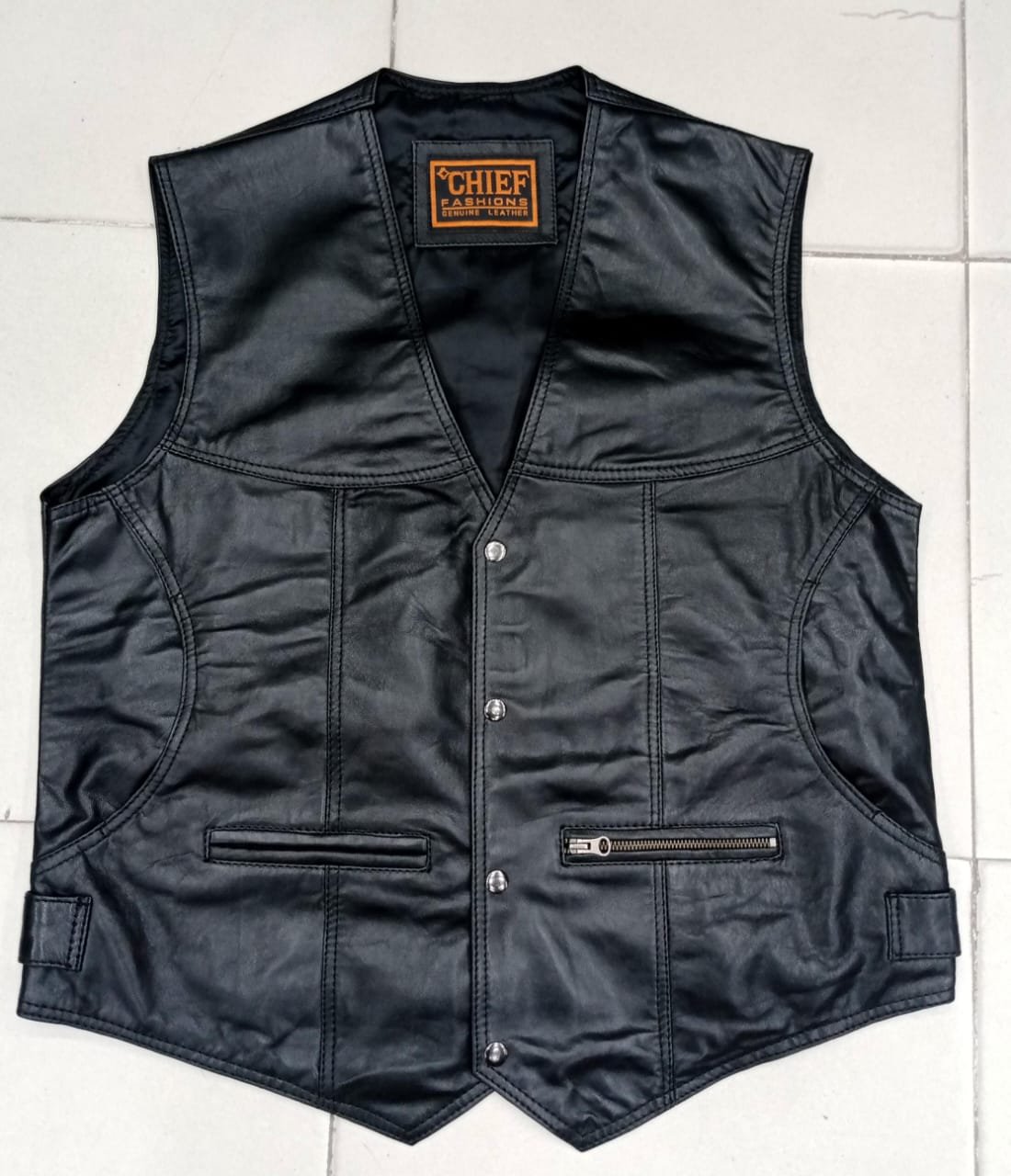 Men's Classic Brown Leather Jacket